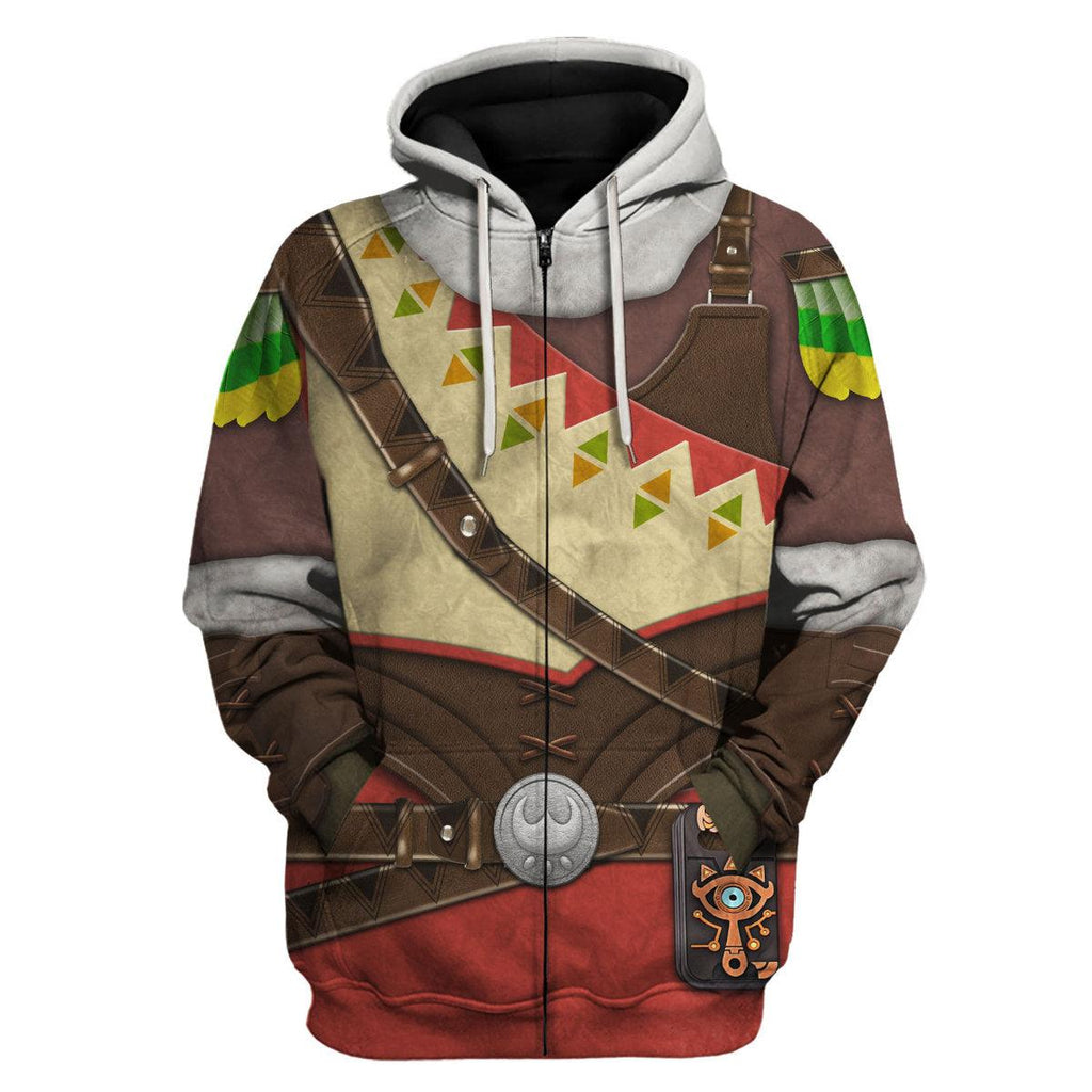 Snowquill Armor Set Link Unisex Hoodie Sweatshirt T-shirt Sweatpants Cosplay - DucG