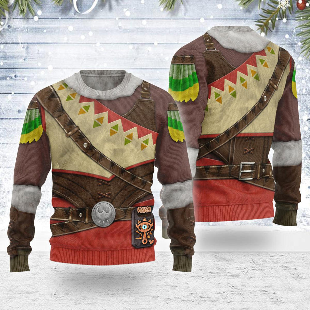 Snowquill Armor Themed Costume Unisex Christmas Wool Sweater - OodieGang.com