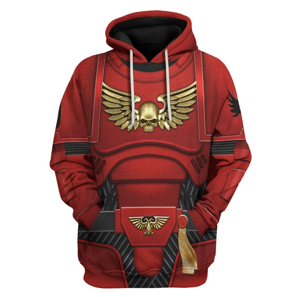 Space Marines Blood Angels V2 T-shirt Hoodie Sweatpants Cosplay - OodieGang