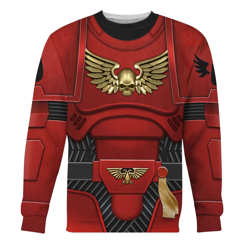 Space Marines Blood Angels V2 T-shirt Hoodie Sweatpants Cosplay - OodieGang