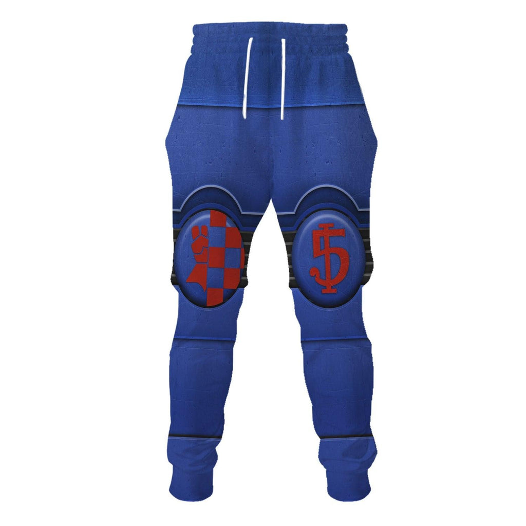 Space Marines Crimson Fists T-shirt Hoodie Sweatpants Cosplay - OodieGang