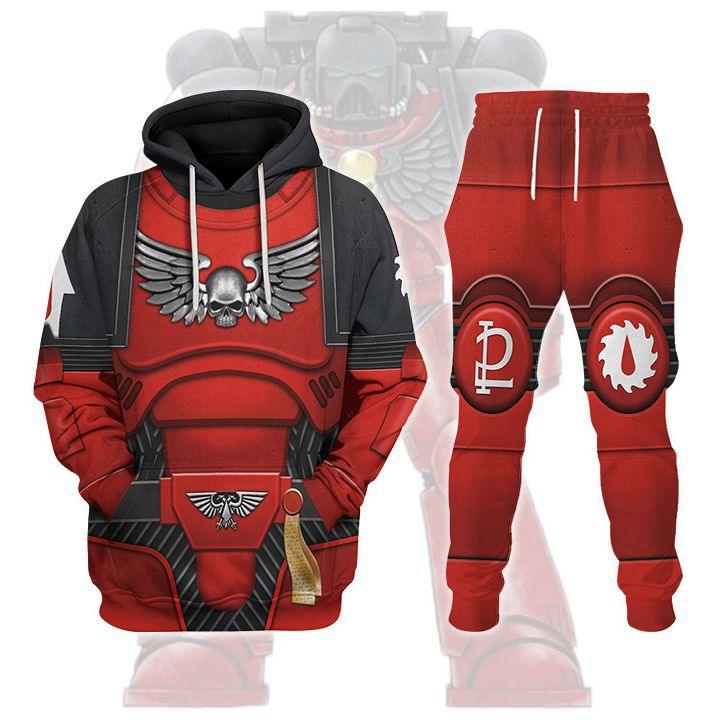 Space Marines Flesh Tearers V2 T-shirt Hoodie Sweatpants Cosplay - OodieGang