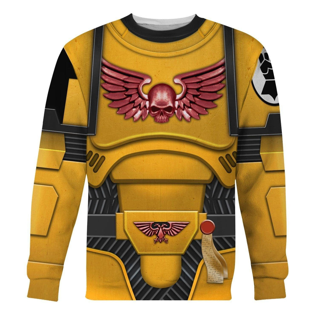 Space Marines Imperial Fists T-shirt Hoodie Sweatpants Cosplay - OodieGang