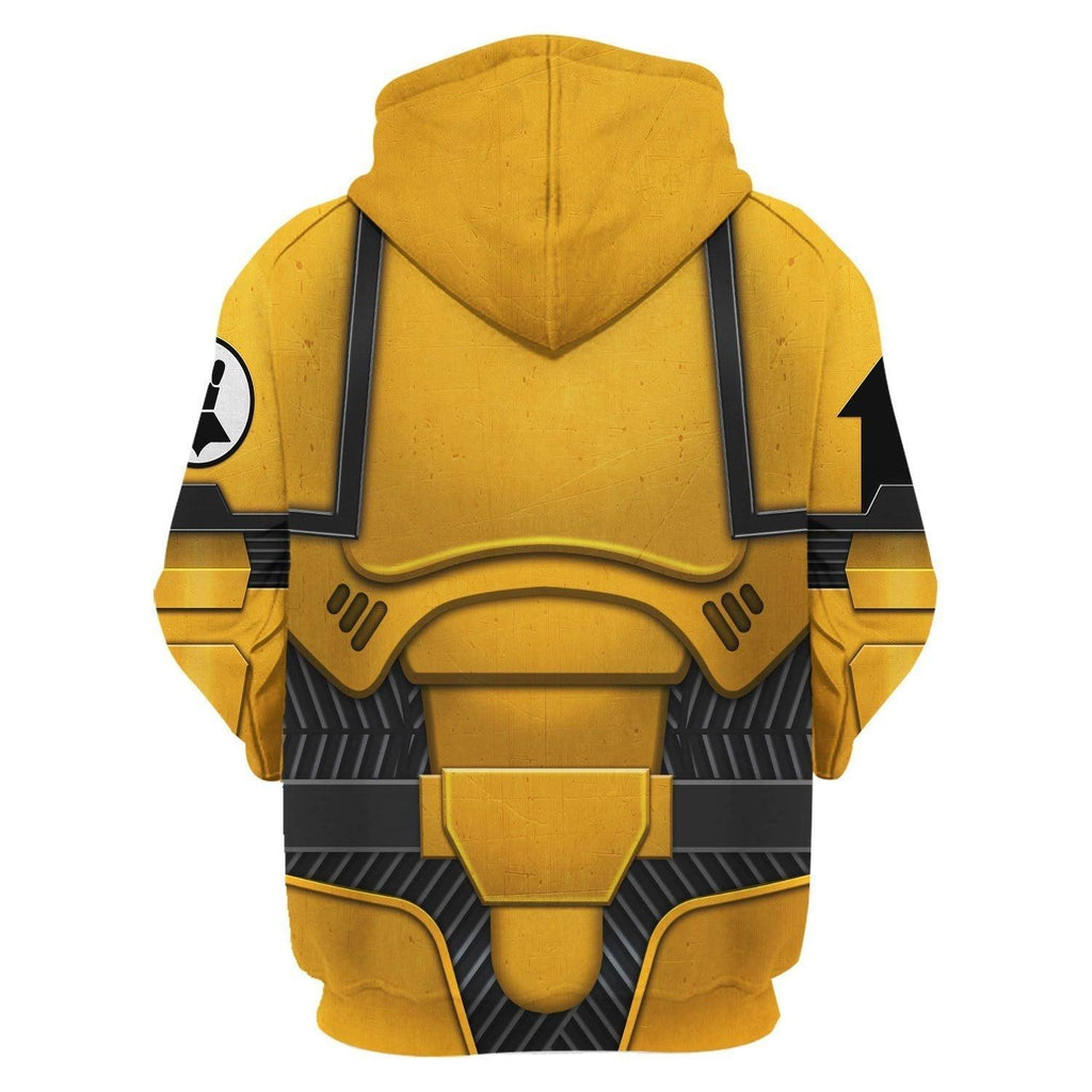 Space Marines Imperial Fists T-shirt Hoodie Sweatpants Cosplay - OodieGang