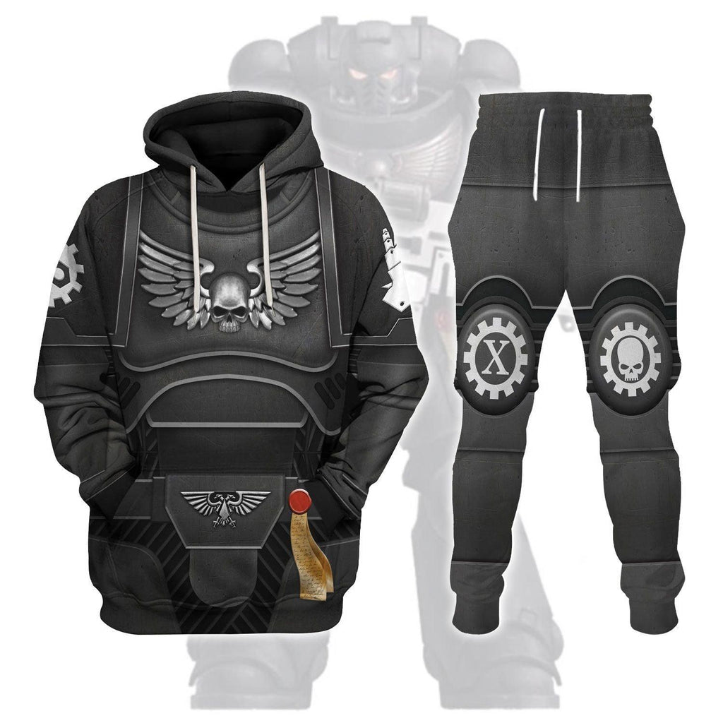 Space Marines Iron Hands T-shirt Hoodie Sweatpants Cosplay - OodieGang