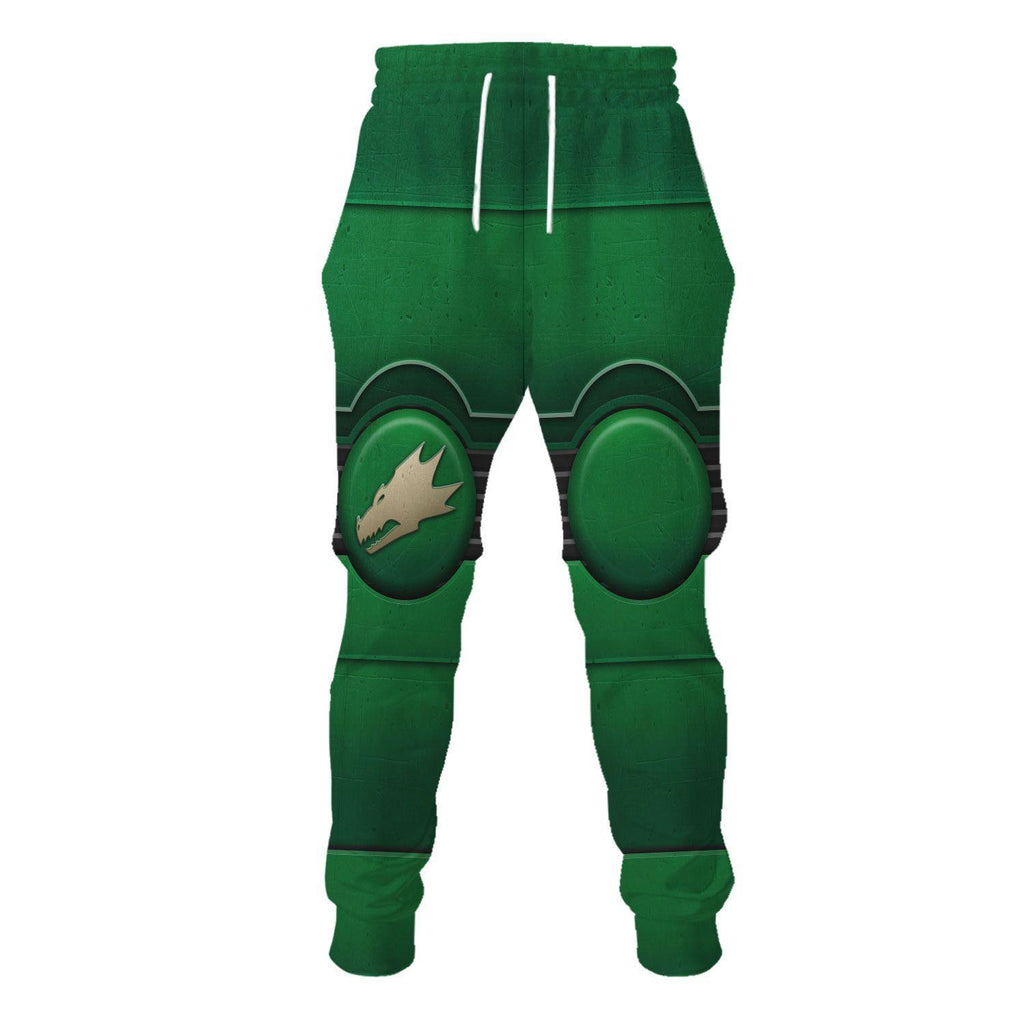 Space Marines Salamanders T-shirt Hoodie Sweatpants Cosplay - OodieGang