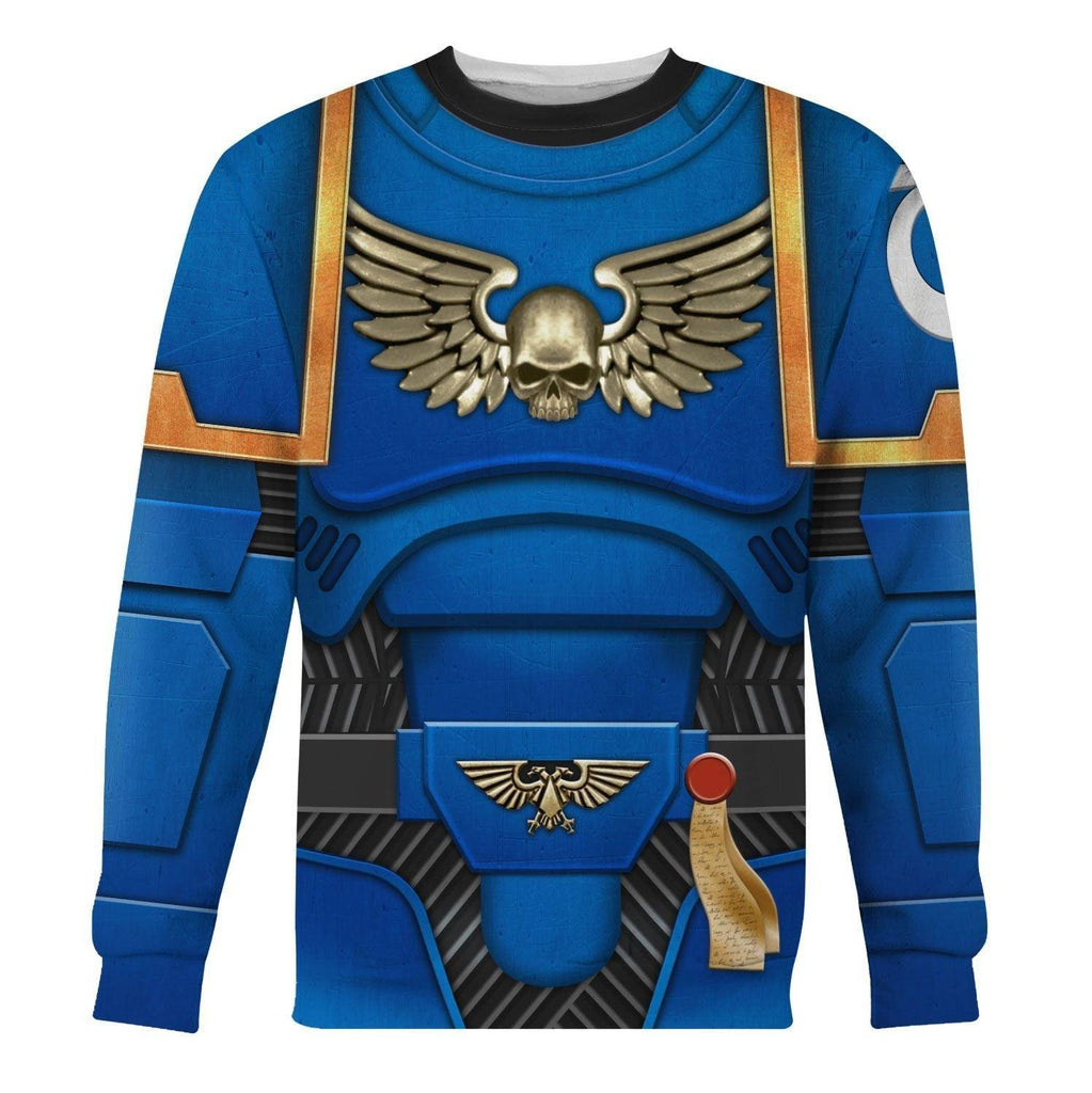 Space Marines Ultramarines T-shirt Hoodie Sweatpants Cosplay - OodieGang