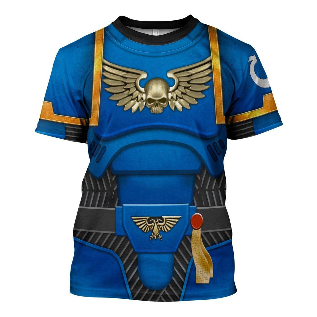 Space Marines Ultramarines T-shirt Hoodie Sweatpants Cosplay - OodieGang