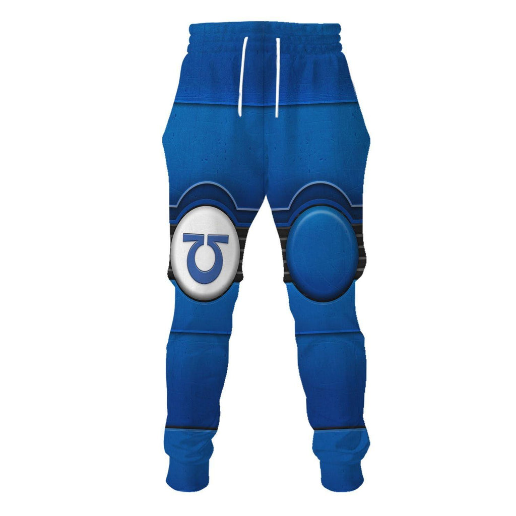 Space Marines Ultramarines T-shirt Hoodie Sweatpants Cosplay - OodieGang