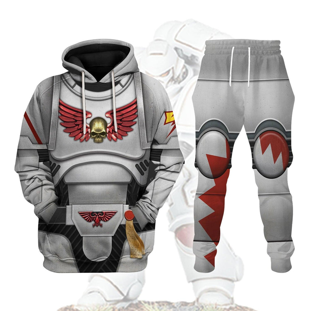 Space Marines White Scars T-shirt Hoodie Sweatpants Cosplay - OodieGang