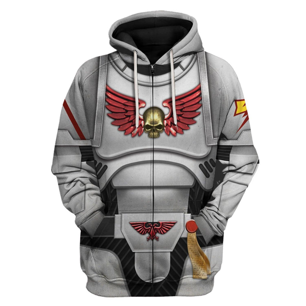 Space Marines White Scars T-shirt Hoodie Sweatpants Cosplay - OodieGang