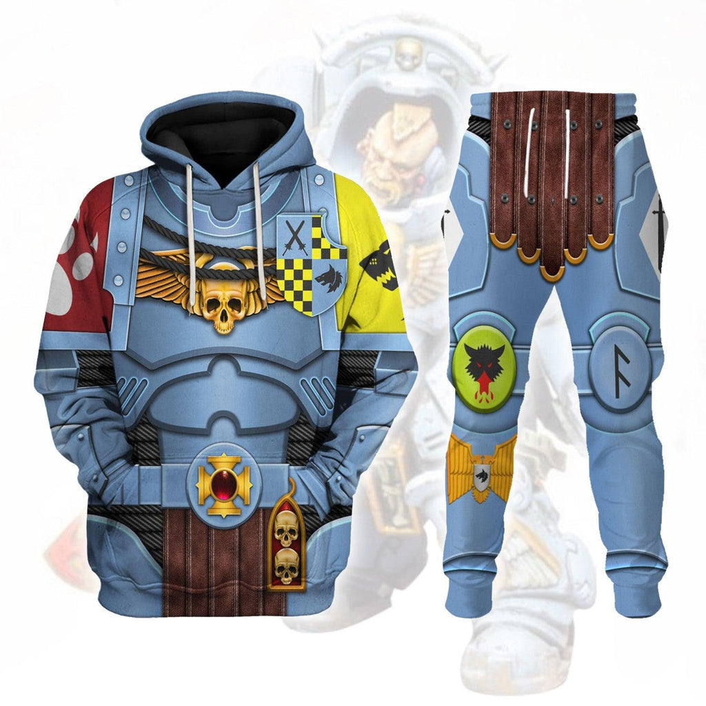 Space Wolves Captain T-shirt Hoodie Sweatpants Cosplay - OodieGang