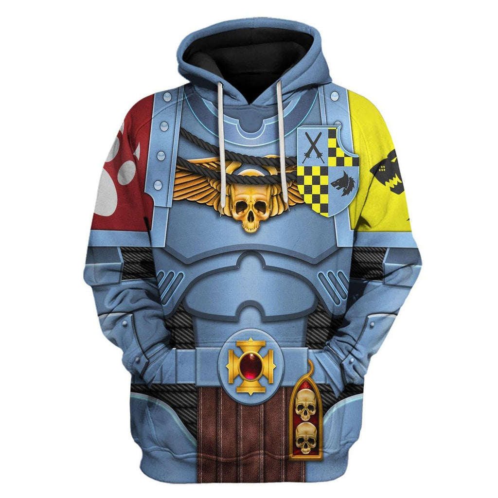 Space Wolves Captain T-shirt Hoodie Sweatpants Cosplay - OodieGang