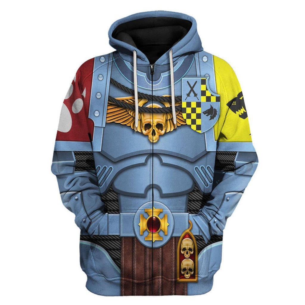 Space Wolves Captain T-shirt Hoodie Sweatpants Cosplay - OodieGang