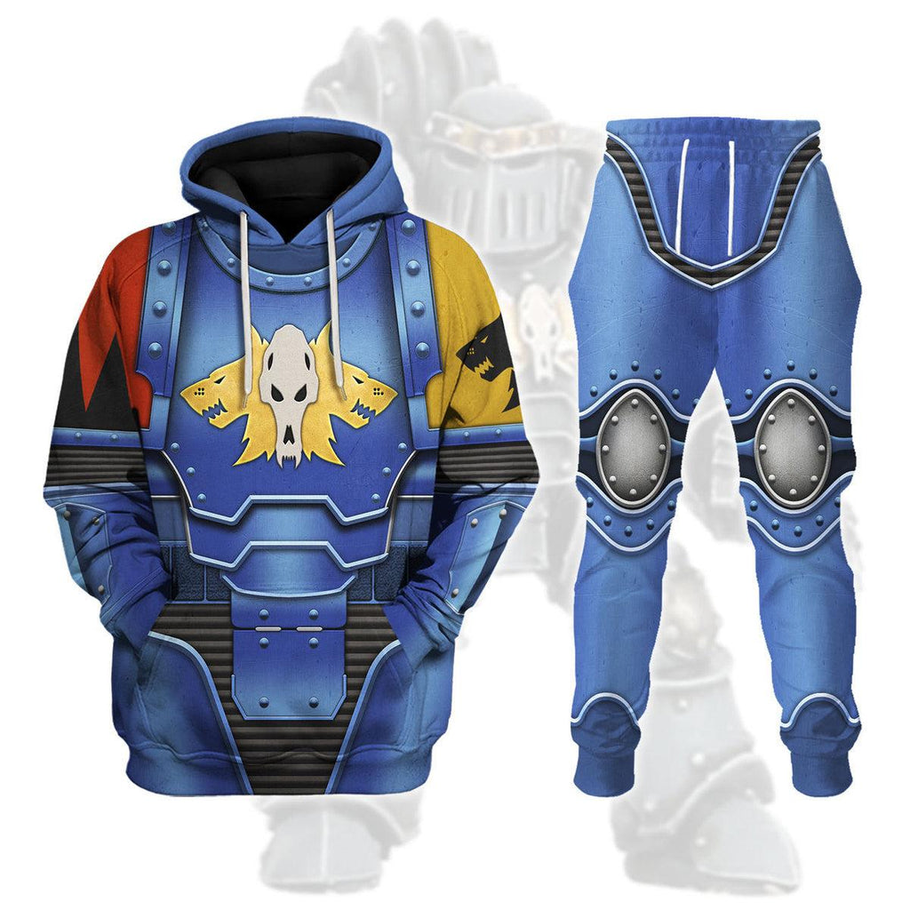 Space Wolves in Mark III Power Armor T-shirt Hoodie Sweatpants Cosplay - OodieGang