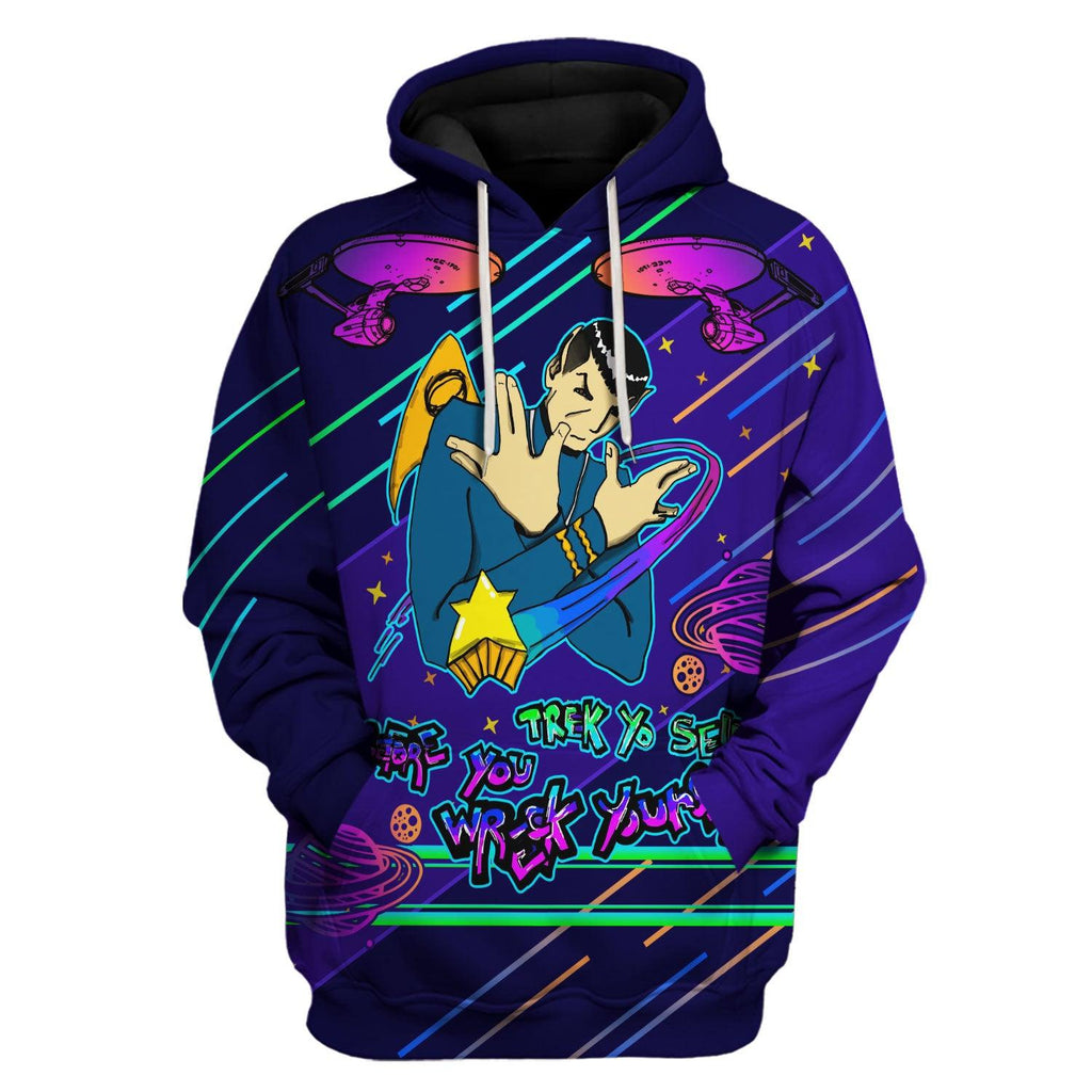 Spock Cool and Funny Hoodie Sweatshirt T-shirt Apparel - OodieGang.com