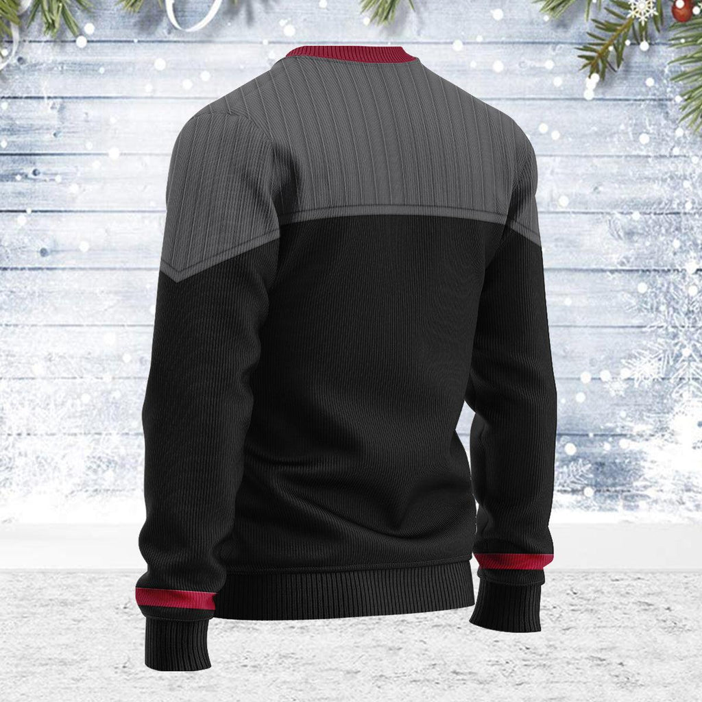 Standard Uniform 2370 Command Division Themed Costume Christmas Wool Sweater - OodieGang.com