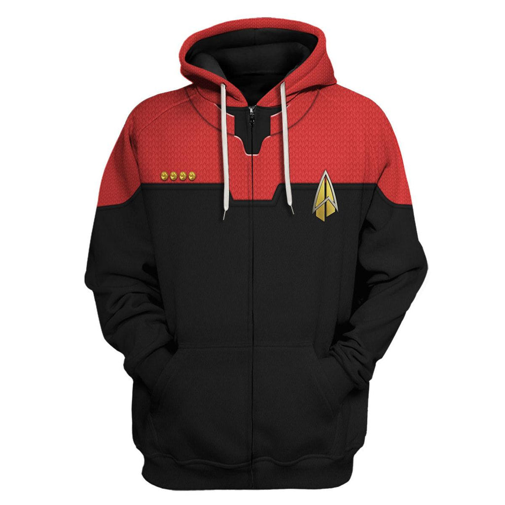 Starfleet Command Uniform Hoodie Sweatshirt T-Shirt Sweatpants Apparel - OodieGang.com