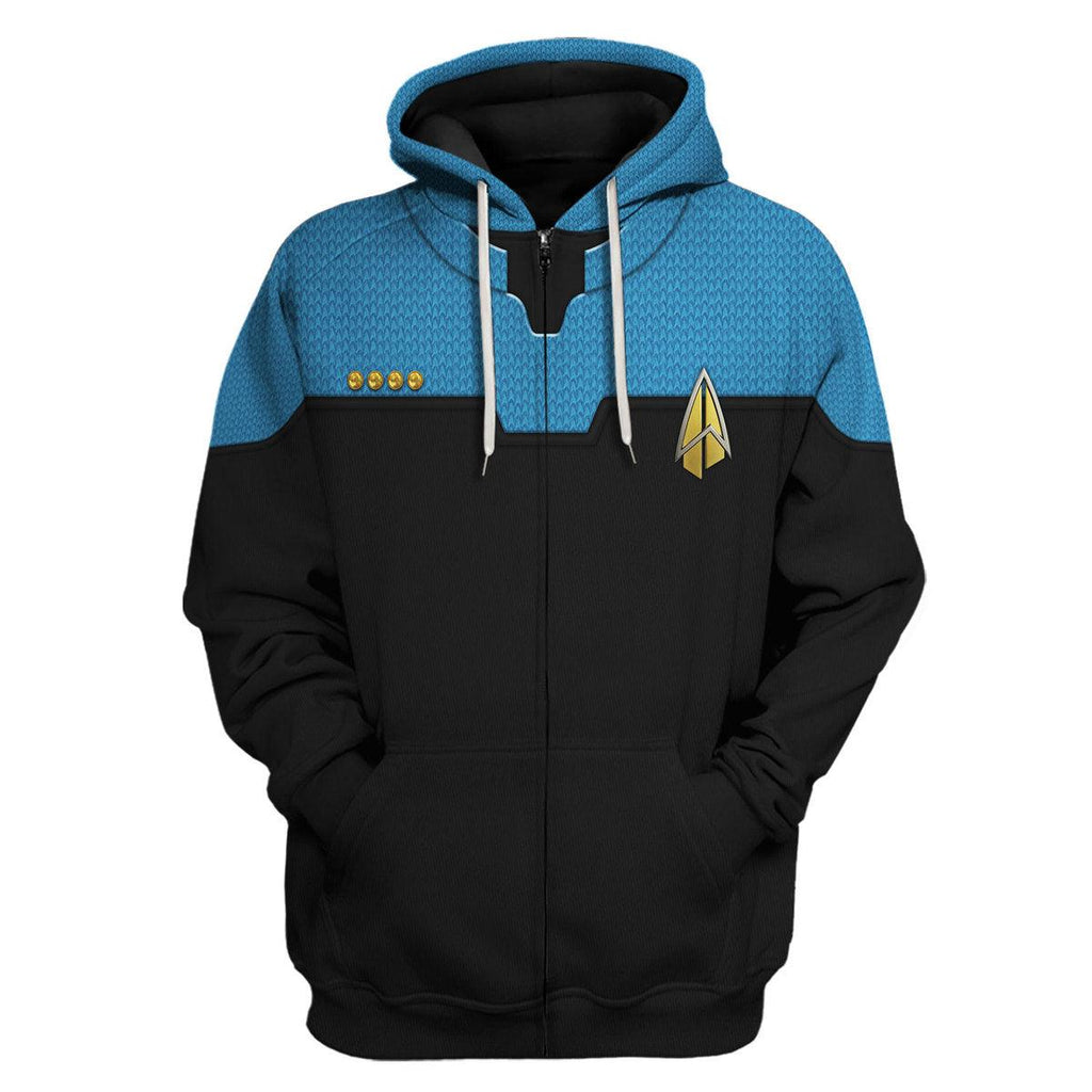 Starfleet Sciences Uniform Hoodie Sweatshirt T-Shirt Sweatpants Apparel - OodieGang.com