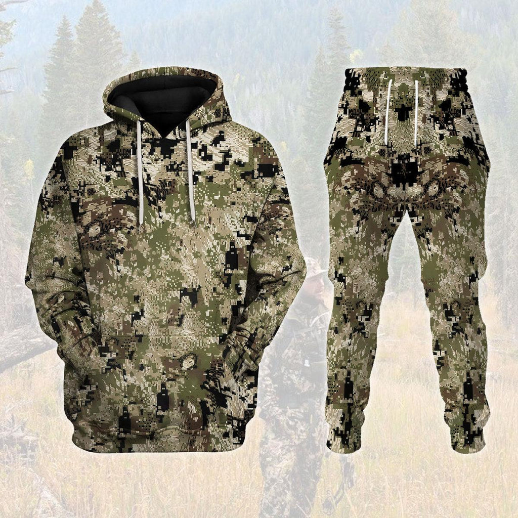 Subalpine Hunting Hoodie T-shirt Sweatpants Tracksuit - DucG