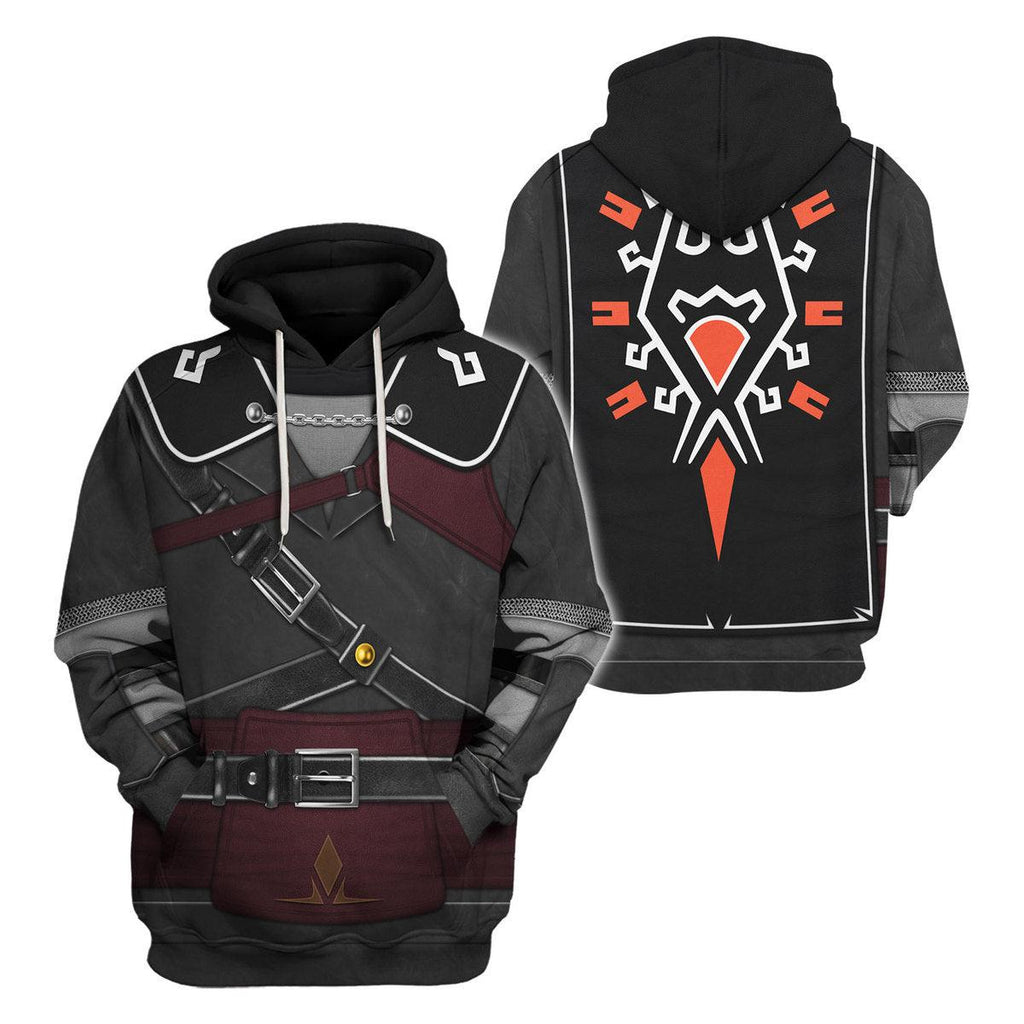 Tears Of The Kingdom Dark Link Attire Cosplay Custom Apparel - CustomsPig.com