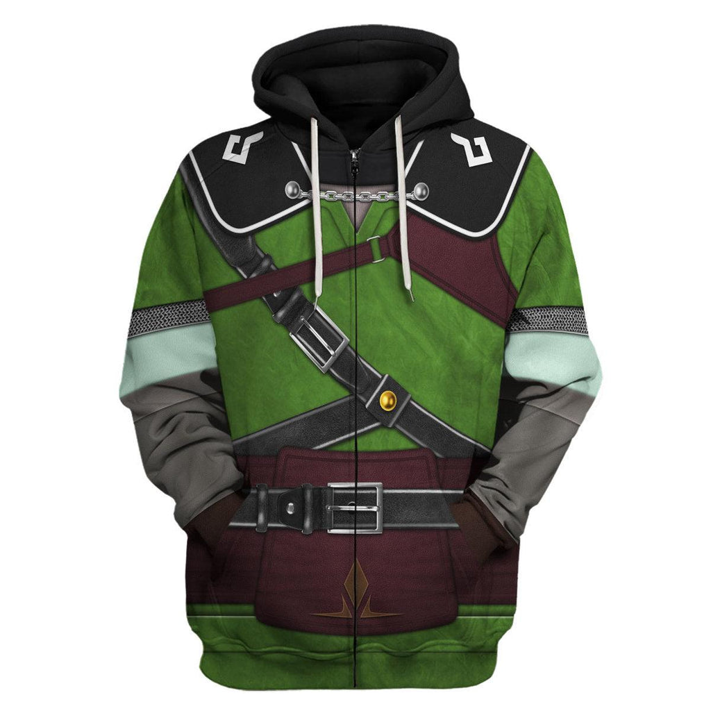 Tears Of The Kingdom Knights of Skyloft Green Unisex Hoodie Sweatshirt T-shirt Sweatpants Cosplay - OodieGang.com