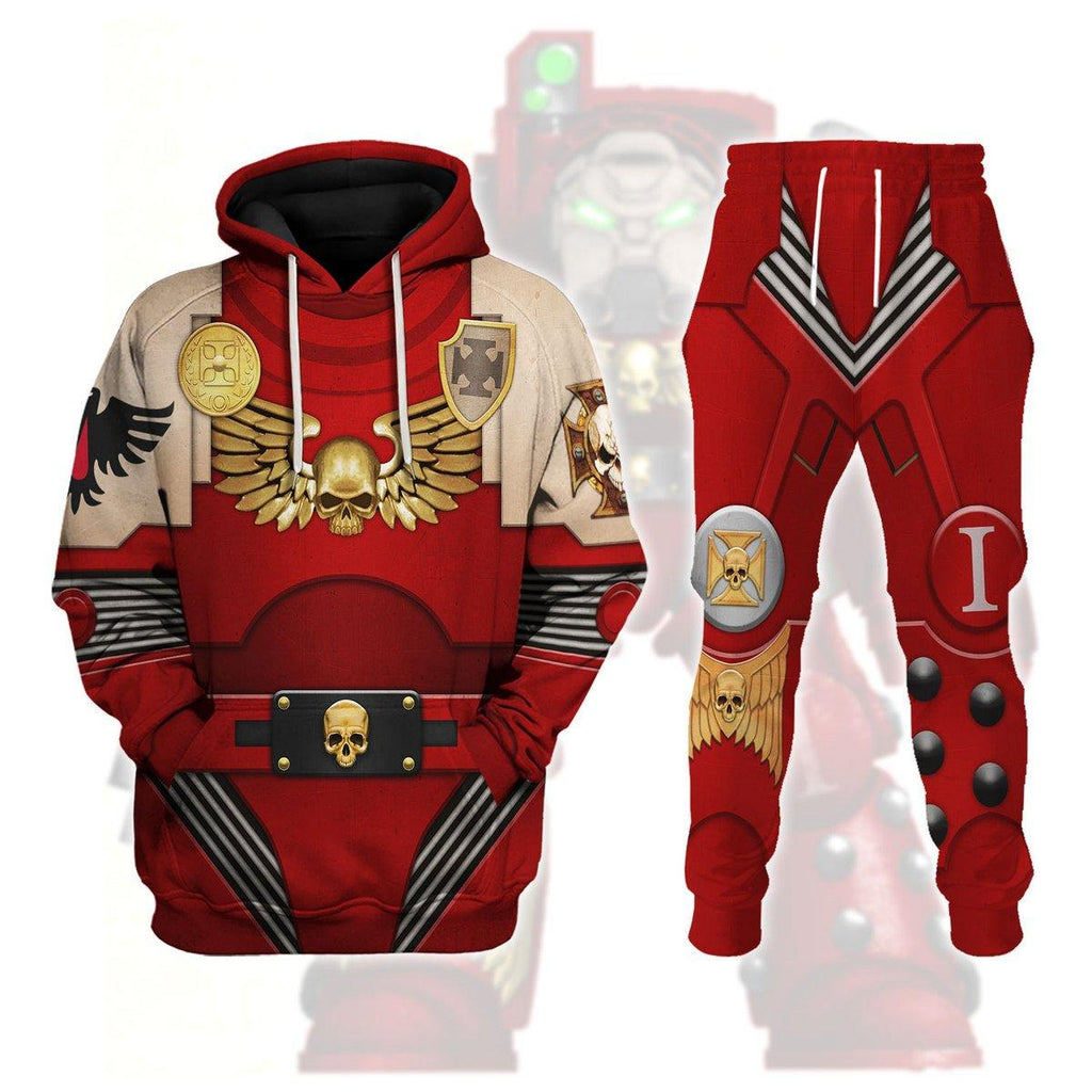 Terminator Armor Blood Ravens T-shirt Hoodie Sweatpants Cosplay - OodieGang