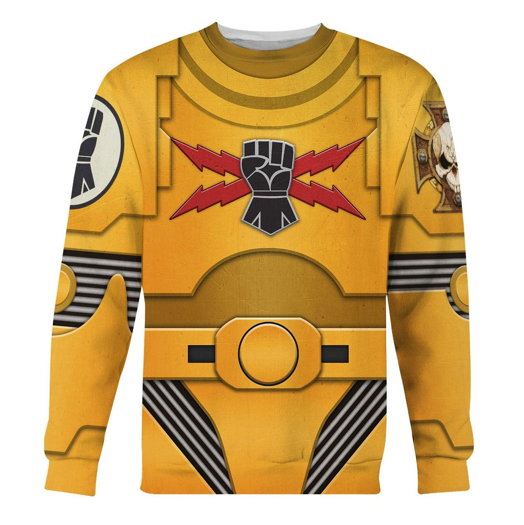 Terminator Armor Imperial Fists T-shirt Hoodie Sweatpants Cosplay - OodieGang