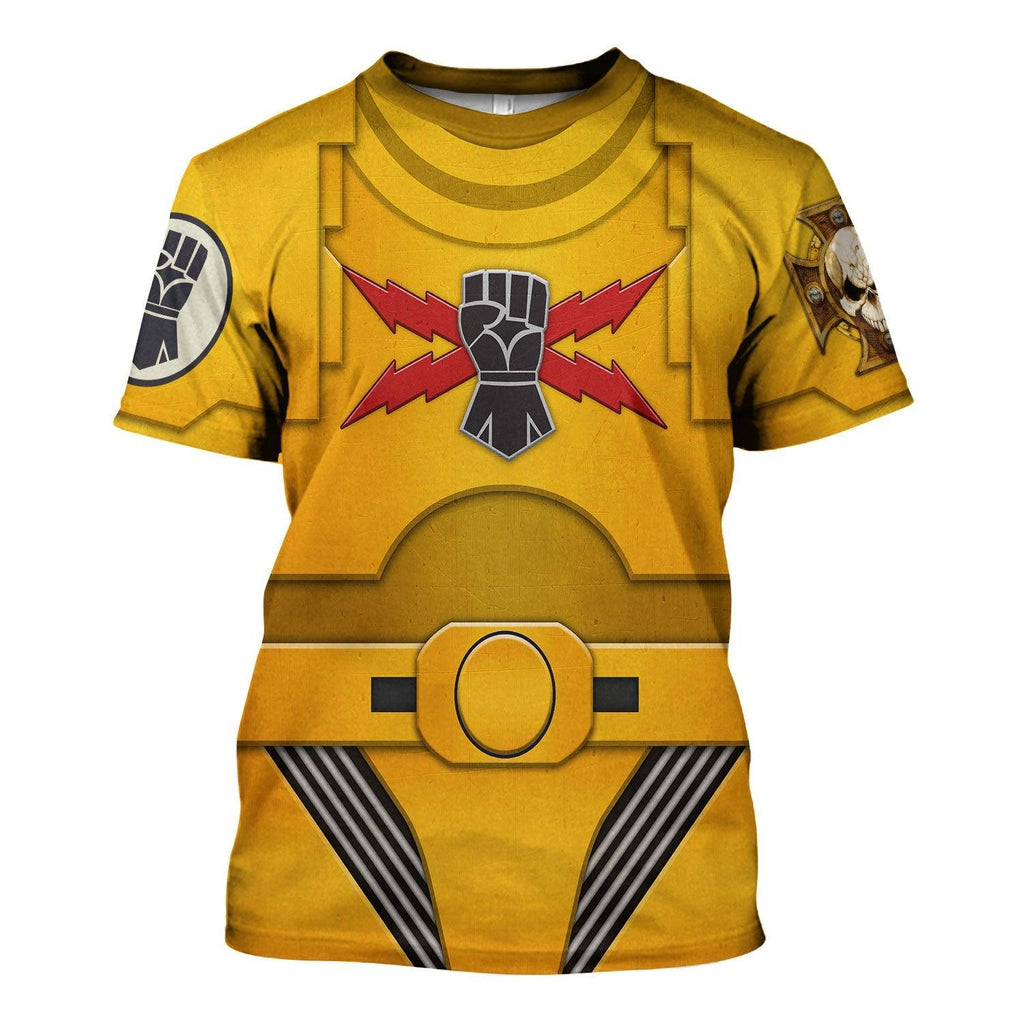 Terminator Armor Imperial Fists T-shirt Hoodie Sweatpants Cosplay - OodieGang