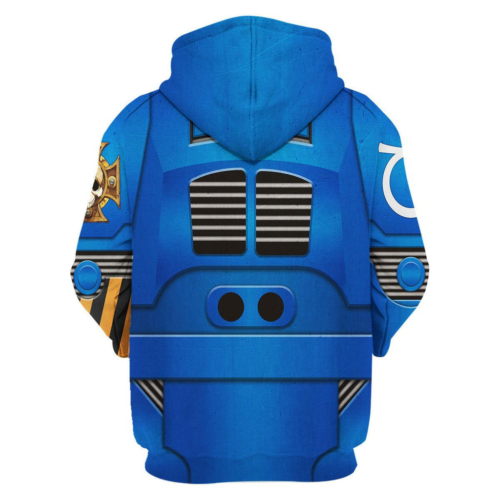 Terminator Armor Ultramarines T-shirt Hoodie Sweatpants Cosplay - OodieGang