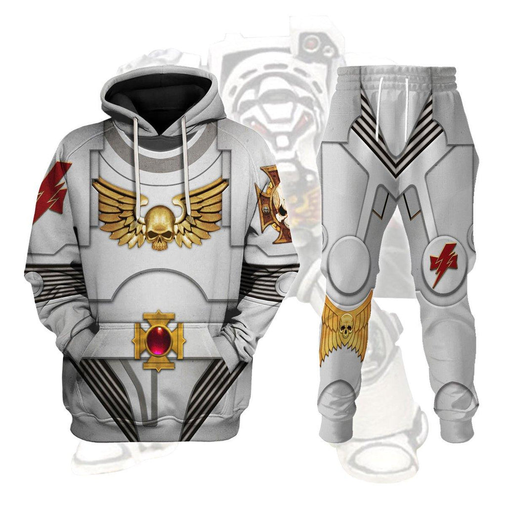 Terminator Armor White Scars T-shirt Hoodie Sweatpants Cosplay - OodieGang