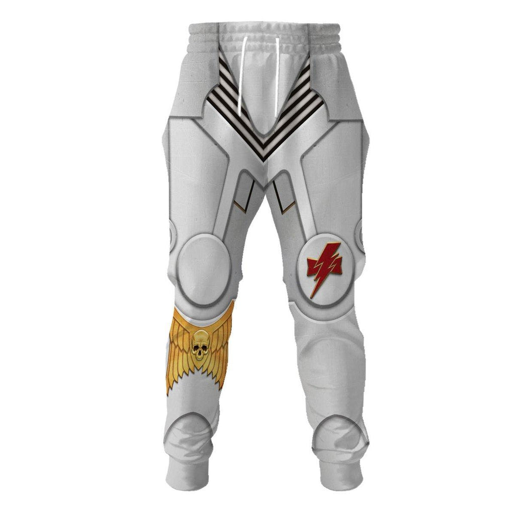 Terminator Armor White Scars T-shirt Hoodie Sweatpants Cosplay - OodieGang