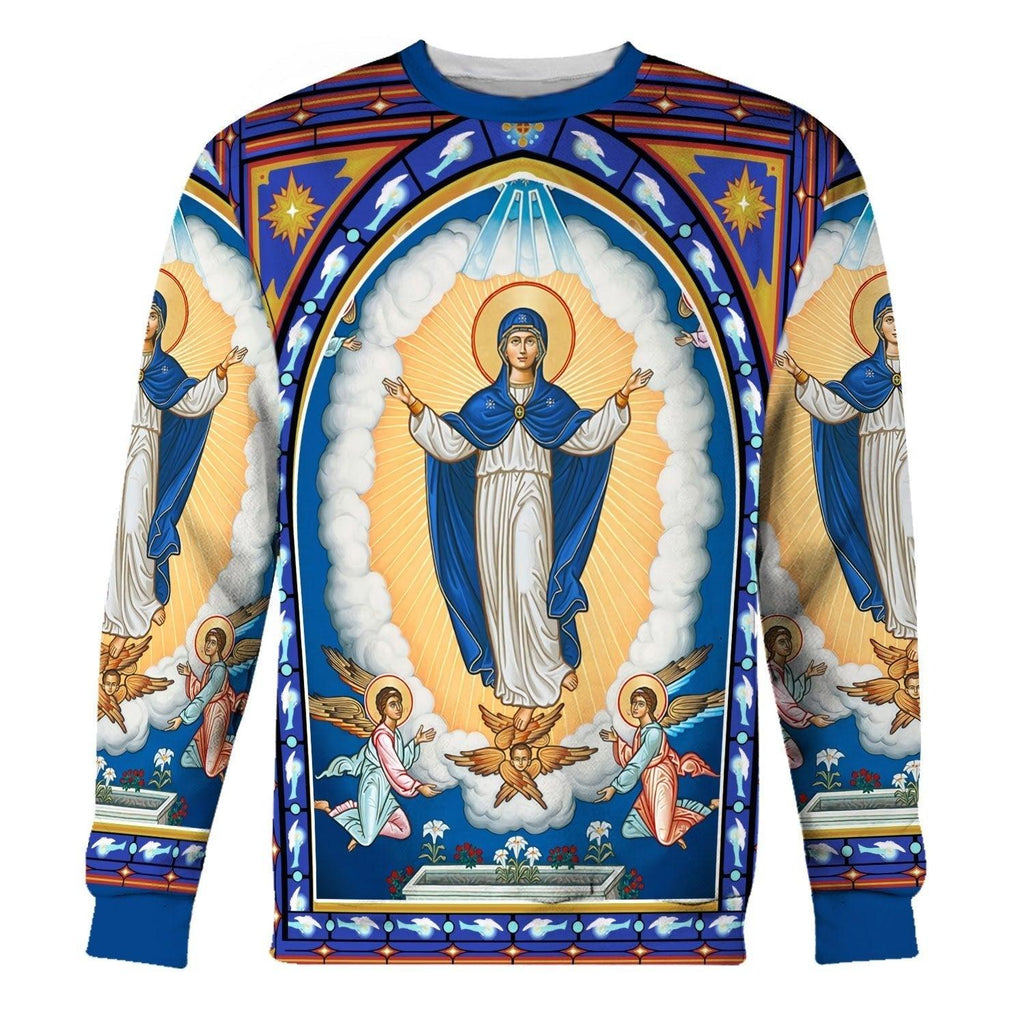 The Assumption of the Virgin Mary Icon Sweatshirt - OodieGang