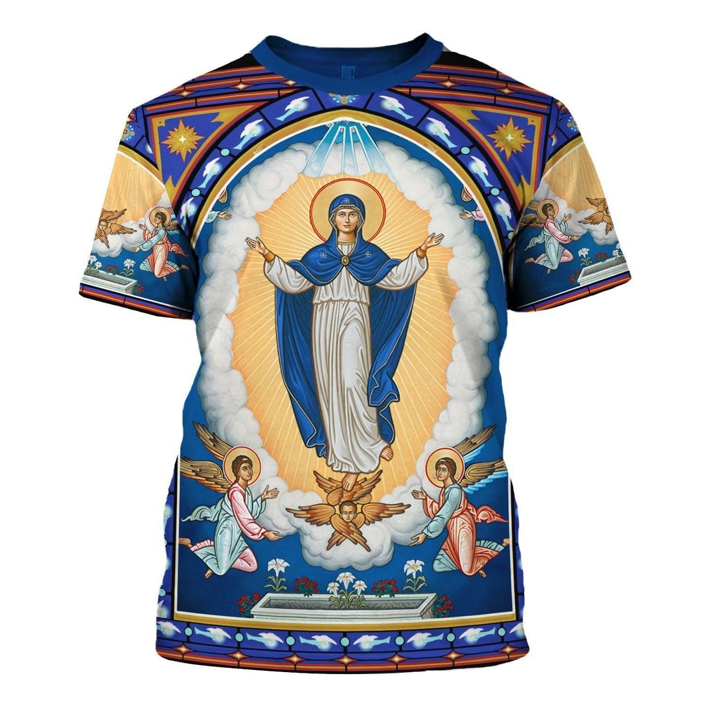 The Assumption of the Virgin Mary Icon T-shirt - OodieGang