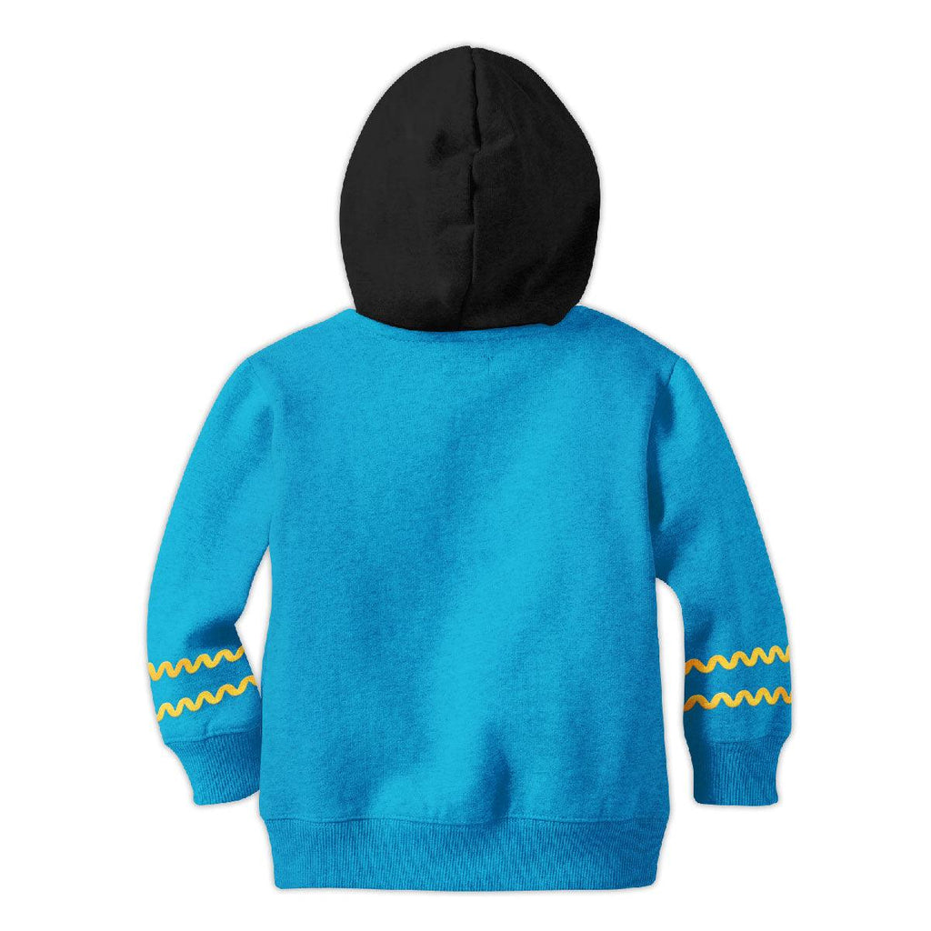 The Original Series Blue Uniform Costume Cosplay Kid Hoodie Sweatshirt T-Shirt - OodieGang.com