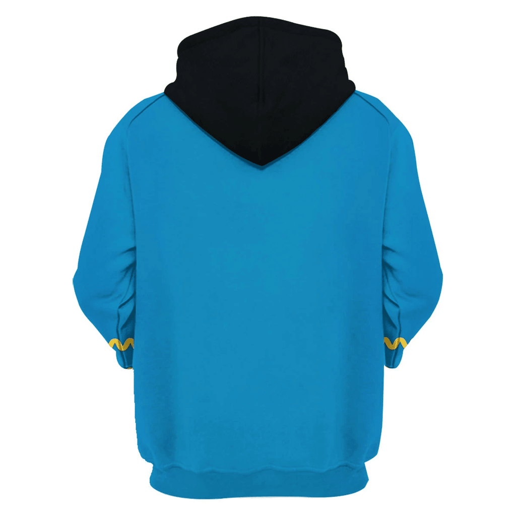 The Original Series Spock Blue T-shirt Hoodie Sweatpants Apparel - OodieGang.com