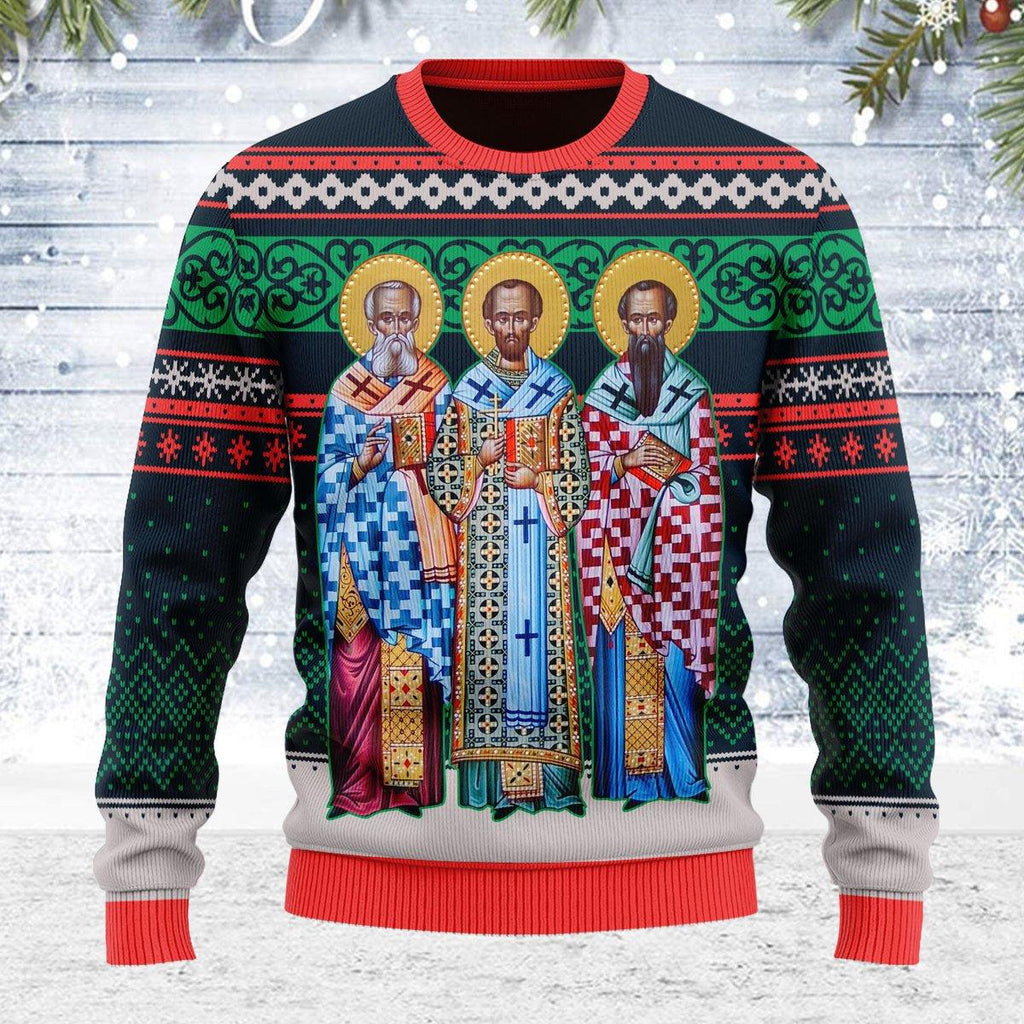 Three Great Hierarchs Ugly Christmas Sweater - OodieGang