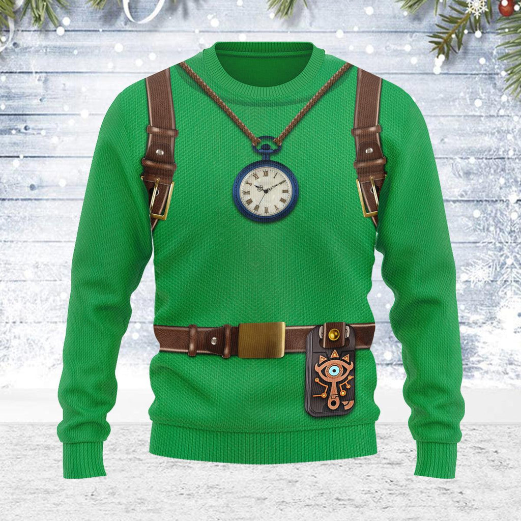 Tingle Themed Costume Unisex Christmas Wool Sweater - OodieGang.com