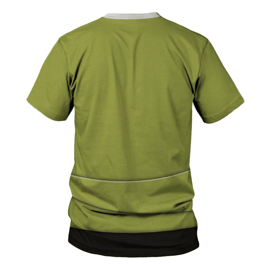 TOS Kirk Green Tunic T-shirt Hoodie Sweatpants Apparel - OodieGang.com