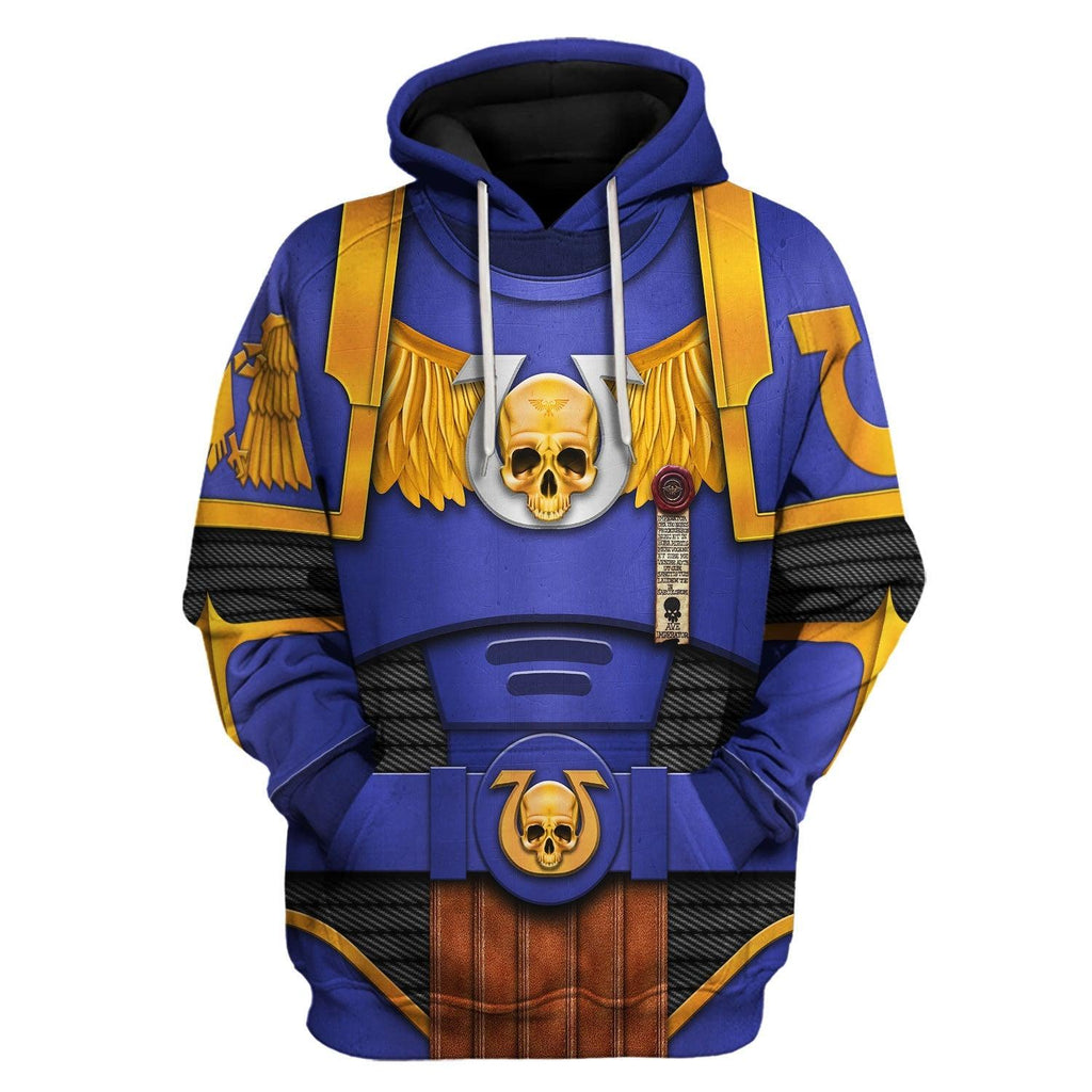 Ultramarines Captain T-shirt Hoodie Sweatpants Cosplay - OodieGang