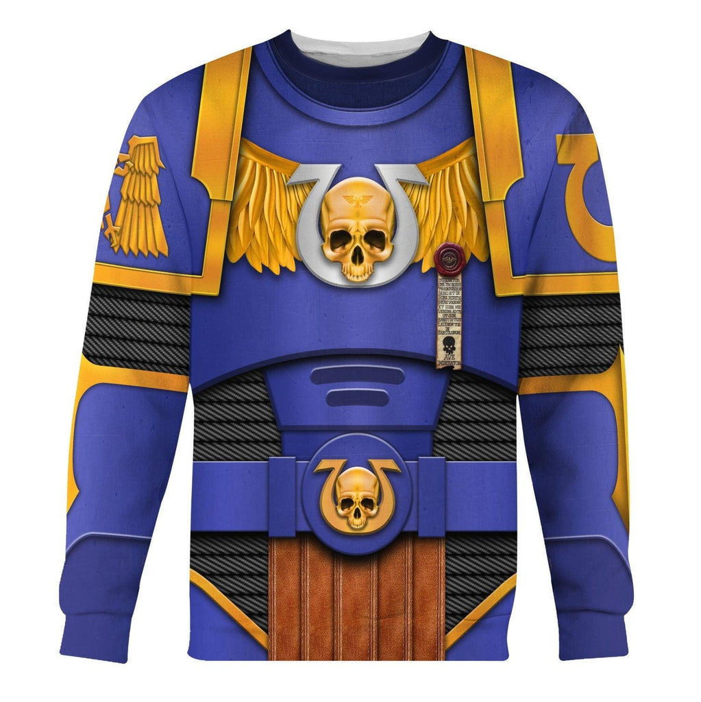 Ultramarines Captain T-shirt Hoodie Sweatpants Cosplay - OodieGang