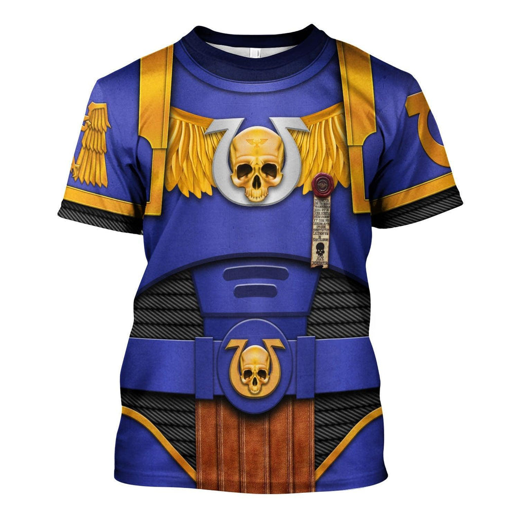 Ultramarines Captain T-shirt Hoodie Sweatpants Cosplay - OodieGang