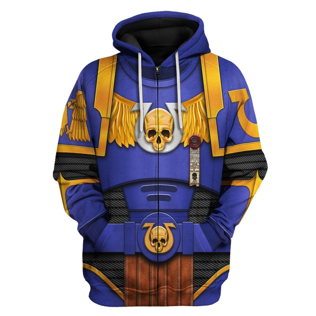 Ultramarines Captain T-shirt Hoodie Sweatpants Cosplay - OodieGang