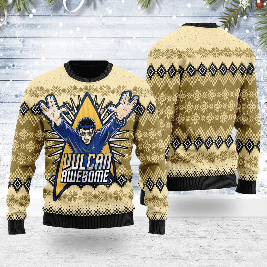 Vulcan Awesome Christmas Sweater - OodieGang.com