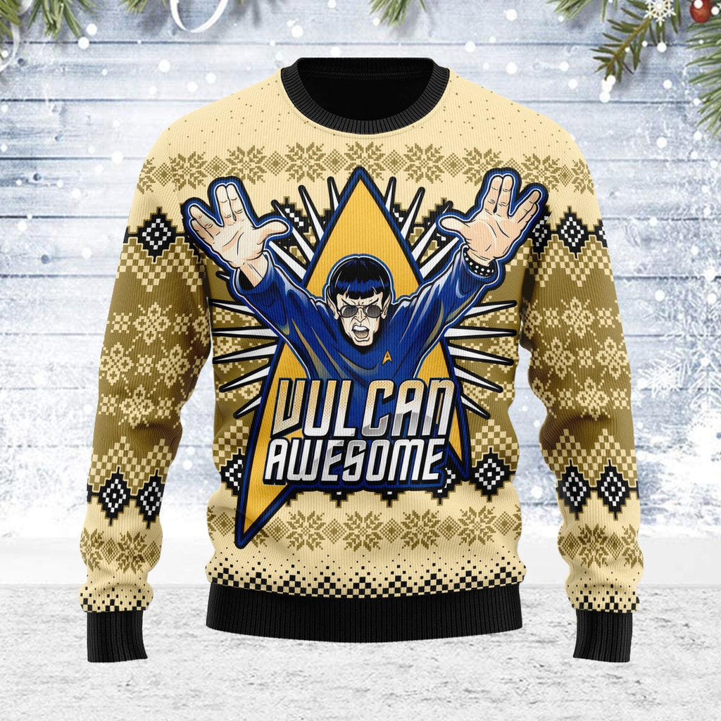 Vulcan Awesome Christmas Sweater - OodieGang.com