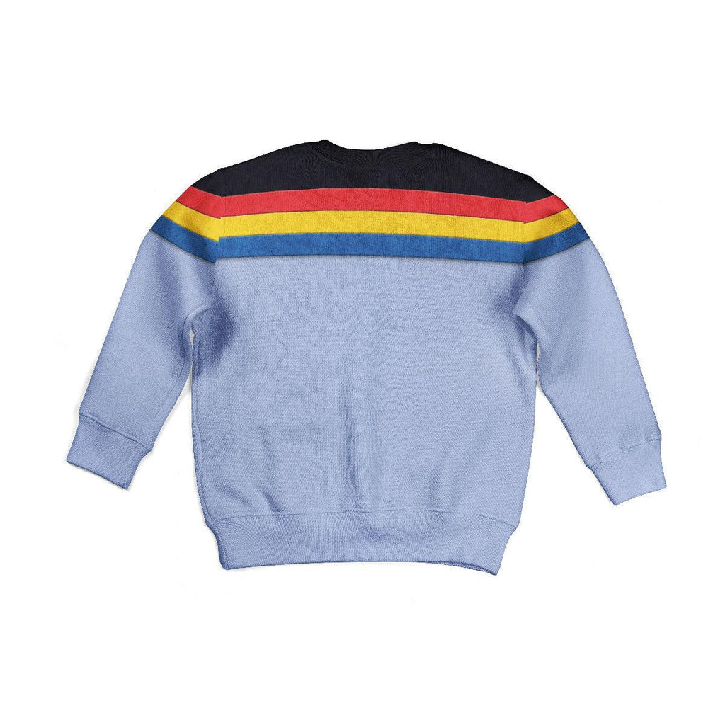 Wesley Crusher Costume Kid Hoodie Sweatshirt T-Shirt - OodieGang.com