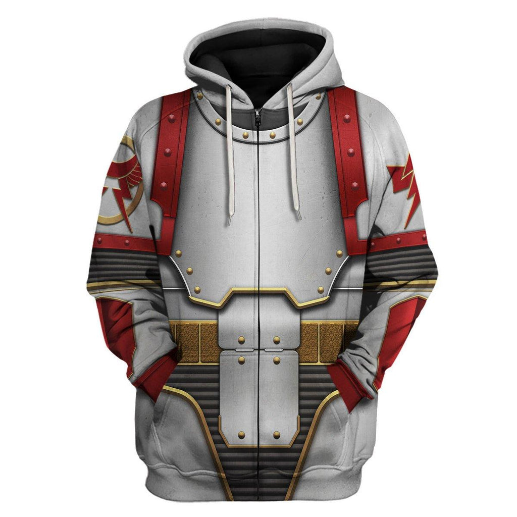 White Scars in Mark III Power Armor T-shirt Cotton Hoodie Sweatpants Cosplay - Oodiegang.com