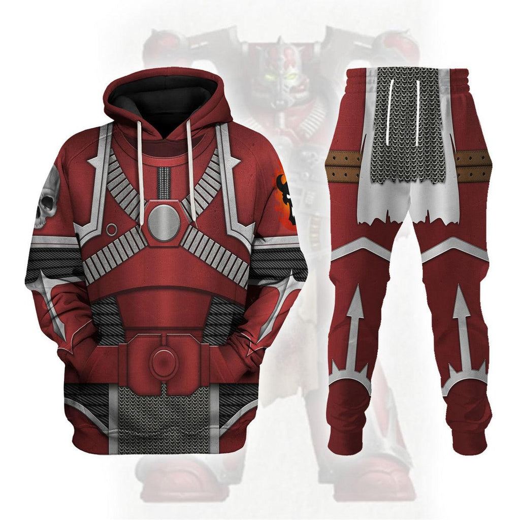 Word Bearers Legion Colour Scheme T-shirt Hoodie Sweatpants Cosplay - OodieGang