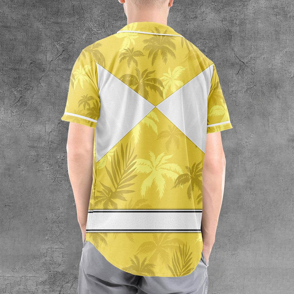 Yellow Ranger x Tommy Vercetti MLB Jersey Shirt Beach Shorts - OodieGang.com