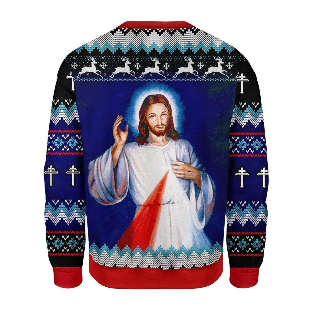 Jesus I Trust In You Christmas Sweater - OodieGang